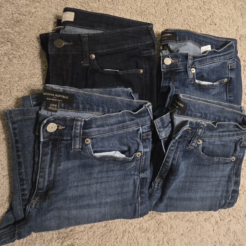 Bunndle Banana Republic Women's Blue Jeans